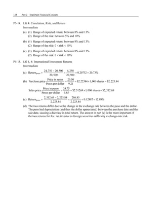ch.5 risk - chapter 5 risk and return chapter 5 risk... Chapter 5 | PDF