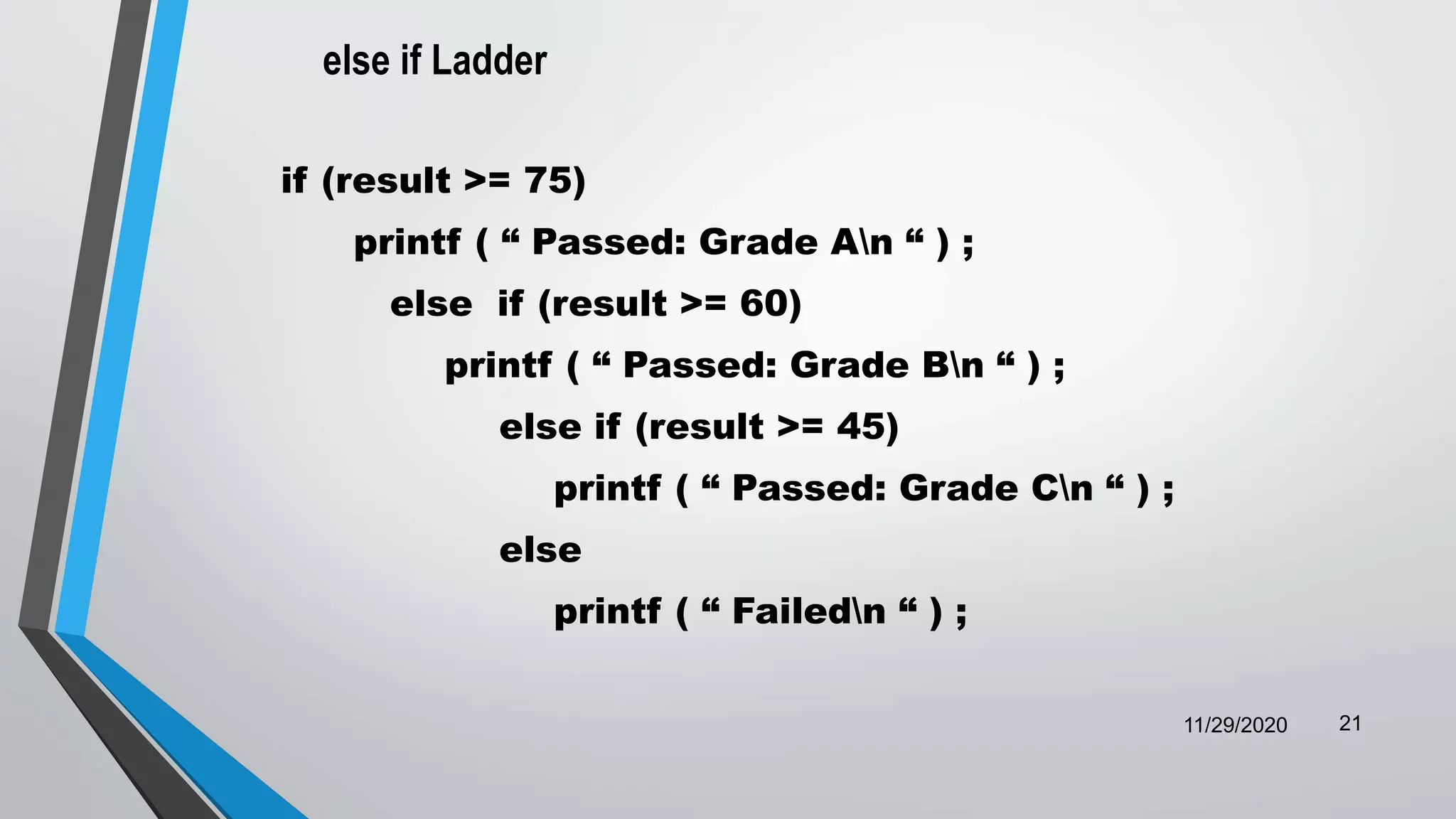 Decision Making and Branching | PPTX