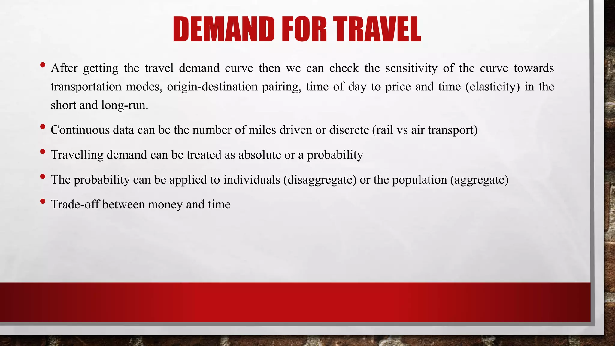 TRANSPORT SUPPLY AND DEMAND | PPTX