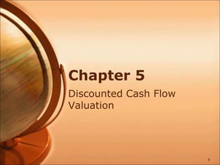 Chapter 5
Discounted Cash Flow
Valuation
0
 