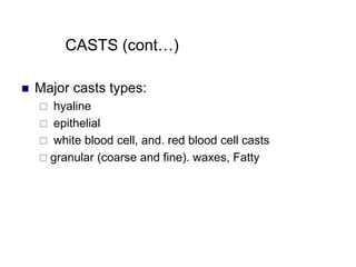 Chapter 5. Microscopic examination of urine ppt | PPT