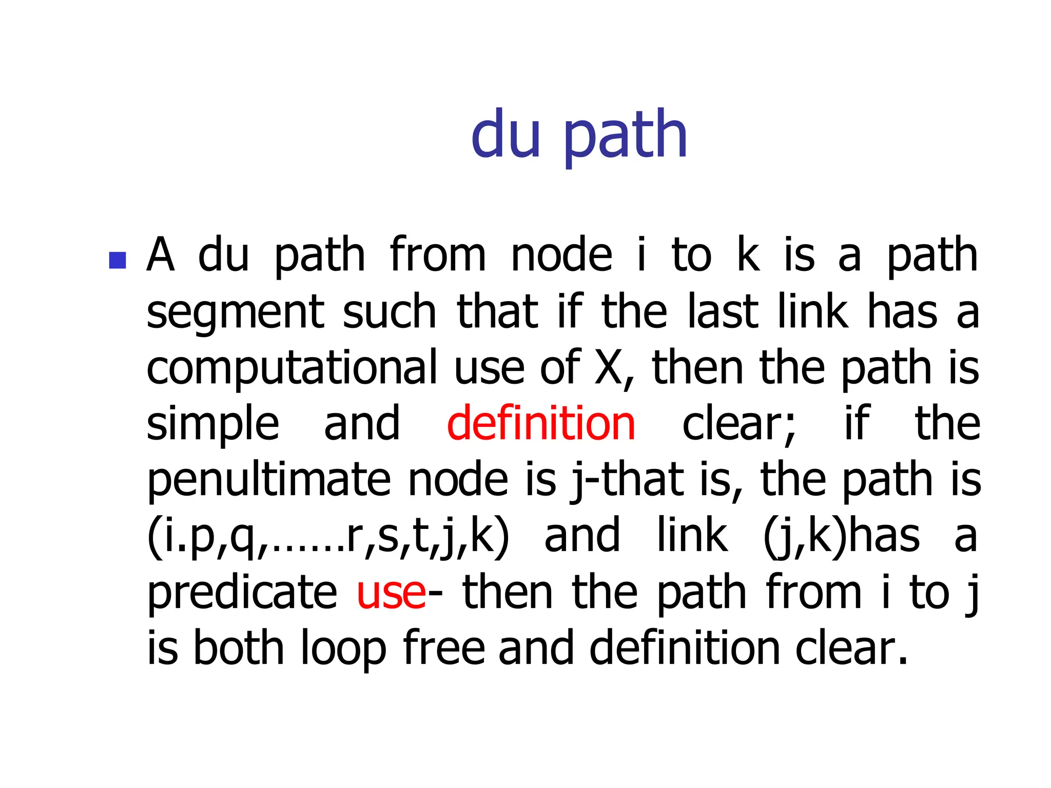 Data flow testing in software testing jntua pdf