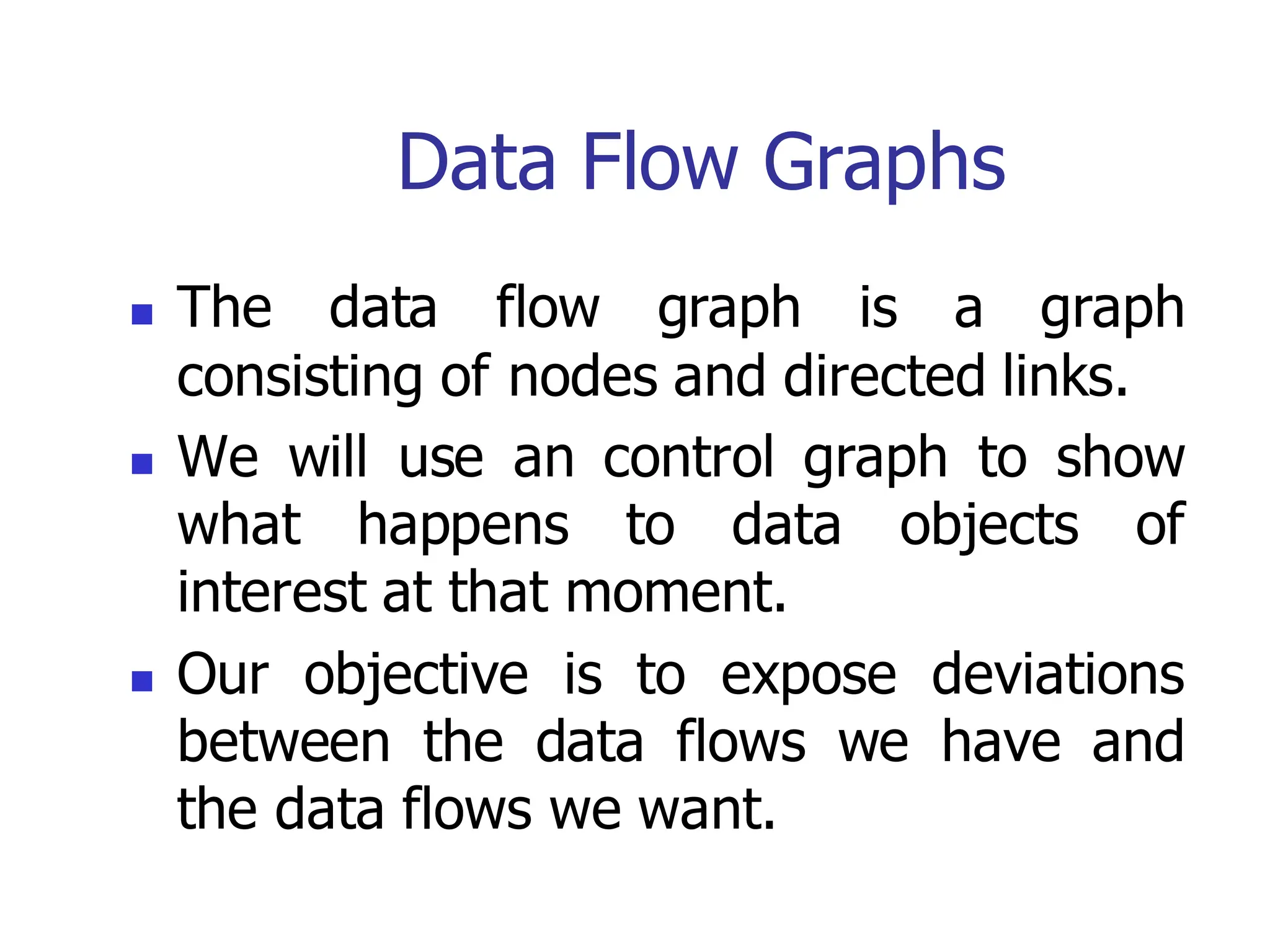 Data flow testing in software testing jntua ppt