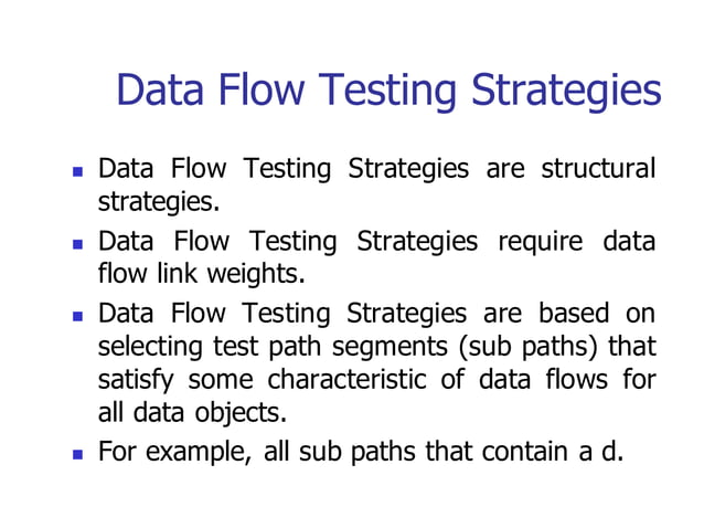 Data Flow Testing in Software Testing - JNTUA | PDF | Databases ...