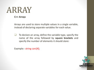 CHAPTER 5 oop chapter 5 programming sem2 | PPT