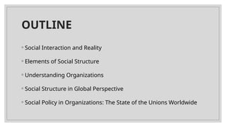 CHAPTER 5 SOCIAL INTERACTIONS, GROUPS, AND SOCIAL STRUCTURE | PPTX