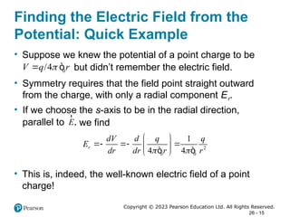 potential and electric field in physics and engineering | PPTX