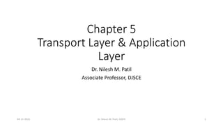 Chapter5.pdf - Transport Layer and Application Layer Protocols | PDF