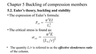 Comprehensive Analysis of Buckling in Compression Members: Theory and ...