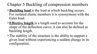 Comprehensive Analysis of Buckling in Compression Members: Theory and ...