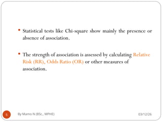 Comprehensive Guide to Measures of Association in Epidemiology | PPT
