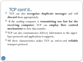 Comprehensive Overview of Network Models: OSI and TCP/IP Protocols | PPTX
