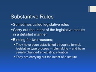 Chapter 5.agency rules and regulations(1) | PPTX