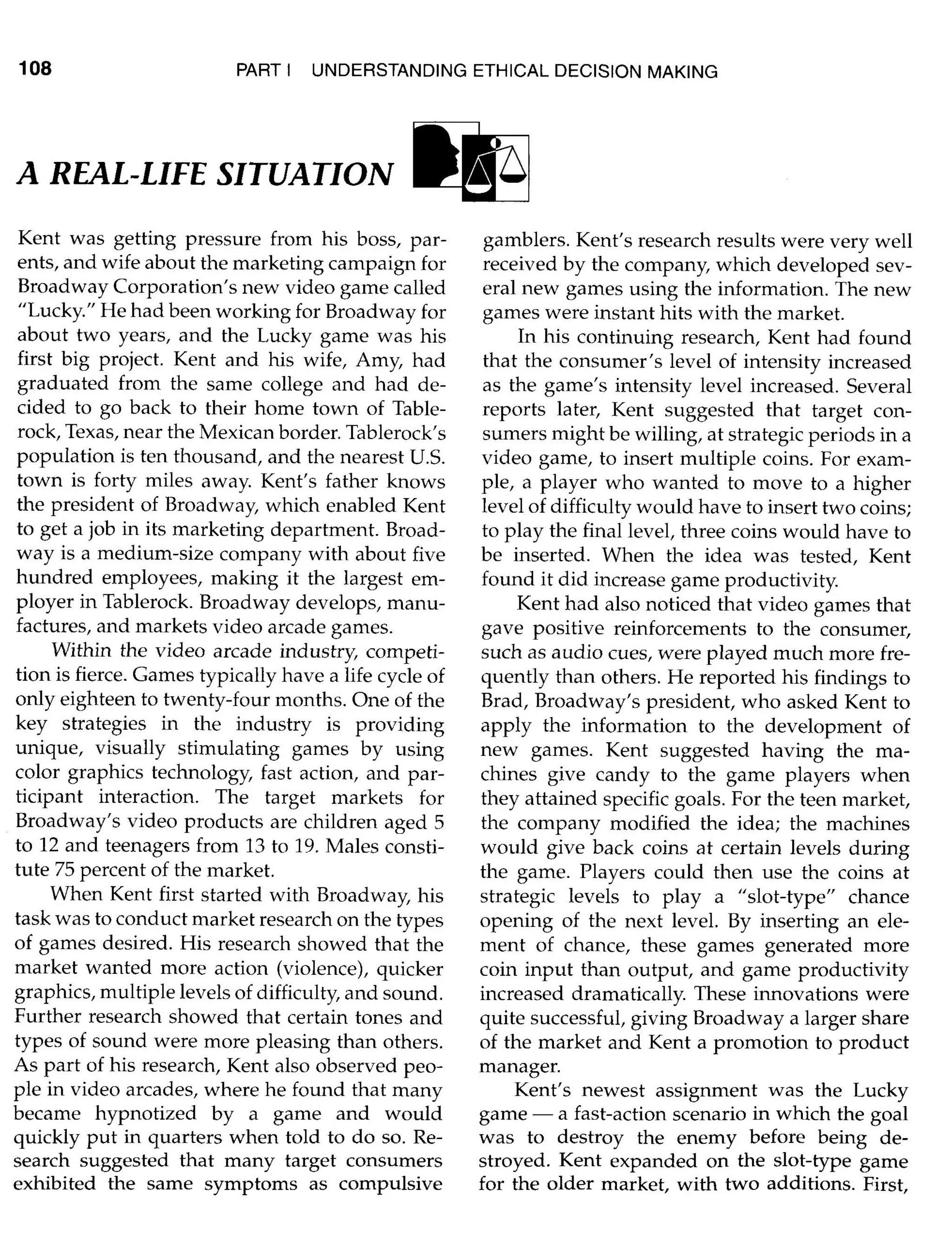 an ethical decision making framework