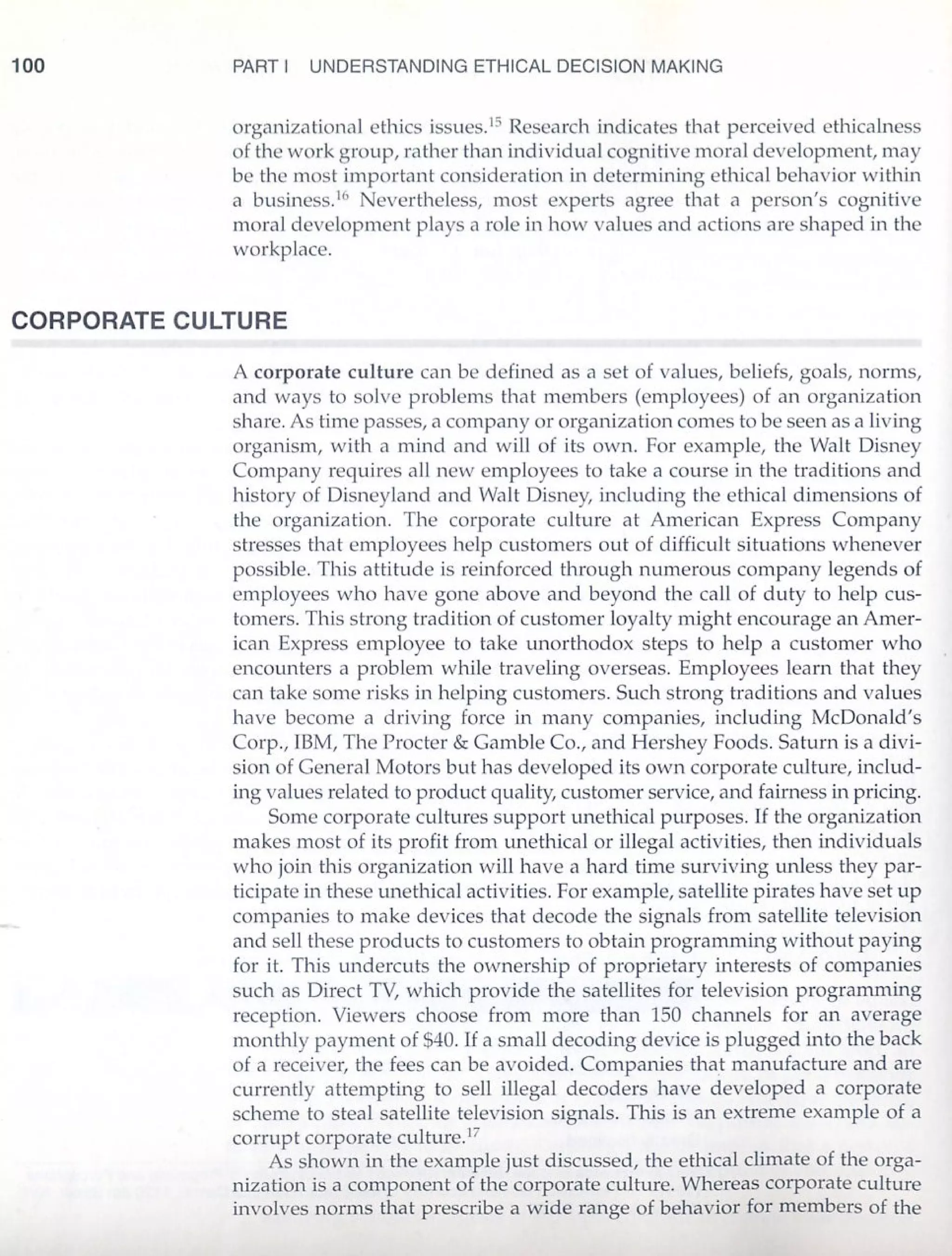 an ethical decision making framework