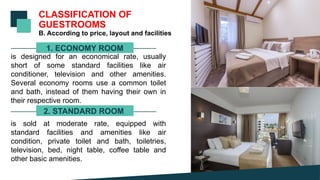 Chapter 5 - CLASSIFICATIONS OF ROOMS INCLUDING ITS CLEANING AND ...
