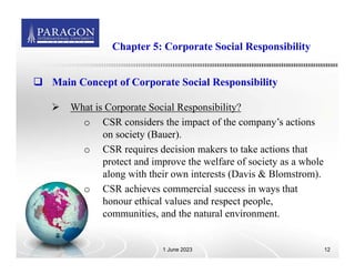 Example Csr Principles Comprehensive Overview of Corporate Social Responsibility (CSR ...