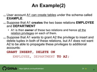 Chapter 5 database security | PDF