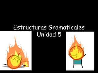 Estructuras Gramaticales
Unidad 5

 
