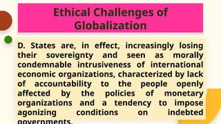 Ethical Issues Across Borders: Globalization's Moral Challenges and ...