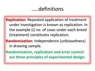 Chapter 5 experimental design for sbh | PPTX