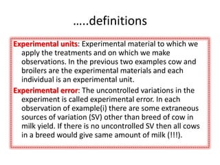 Chapter 5 experimental design for sbh | PPTX