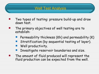 Well Formation Testing formation evaluation | PPT