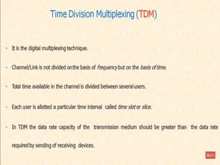 Advanced Optical Multiplexing Techniques for High Capacity Networks | PPT
