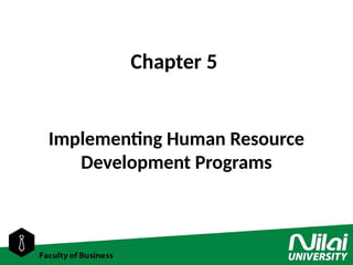 Comprehensive Guide to Implementing Human Resource Development Programs ...