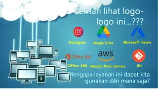 Google Drive Microsoft Azure
Amazon Web Service Git
Instagram
Office 365
 