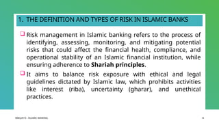 Shariah Risk CHAPTER 5 - MANAGING BANK RISK FOR ISLAMIC BANK | PPTX