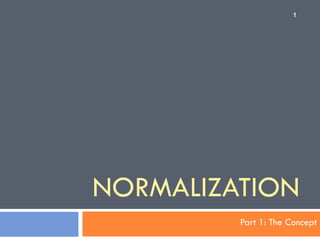 Penormalan/Normalization | PPT