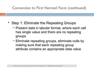Comprehensive Guide to Database Normalization and Table Design | PPTX