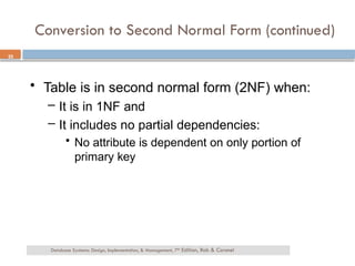 Comprehensive Guide to Database Normalization and Table Design | PPTX