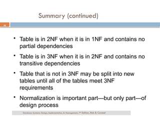 Comprehensive Guide to Database Normalization and Table Design | PPTX