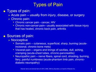 Chapter 5 pain - the fifth vital sign | PPTX