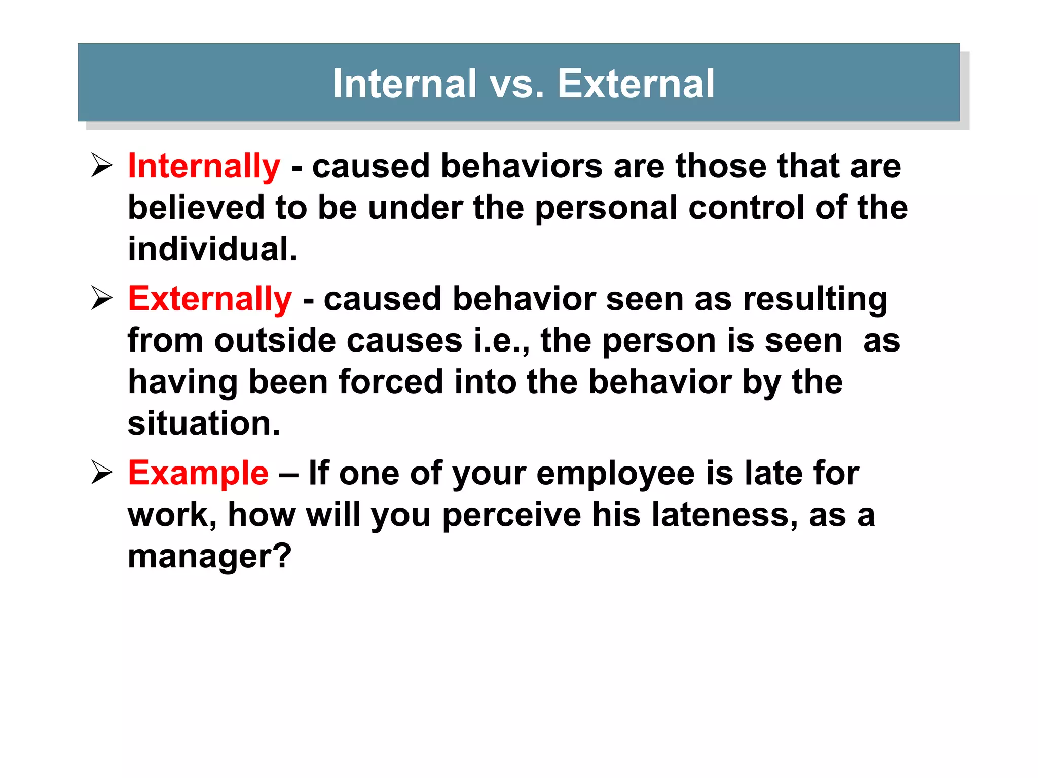 Chapter 5 perception and individual decision making | PPT