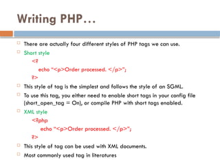 Chapter 5-PHP.pptxewgrfsdhbvchgjjjjjkjhgf | PPTX