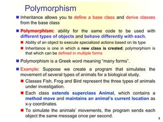 Comprehensive Guide to Polymorphism in Object Oriented Programming | PDF