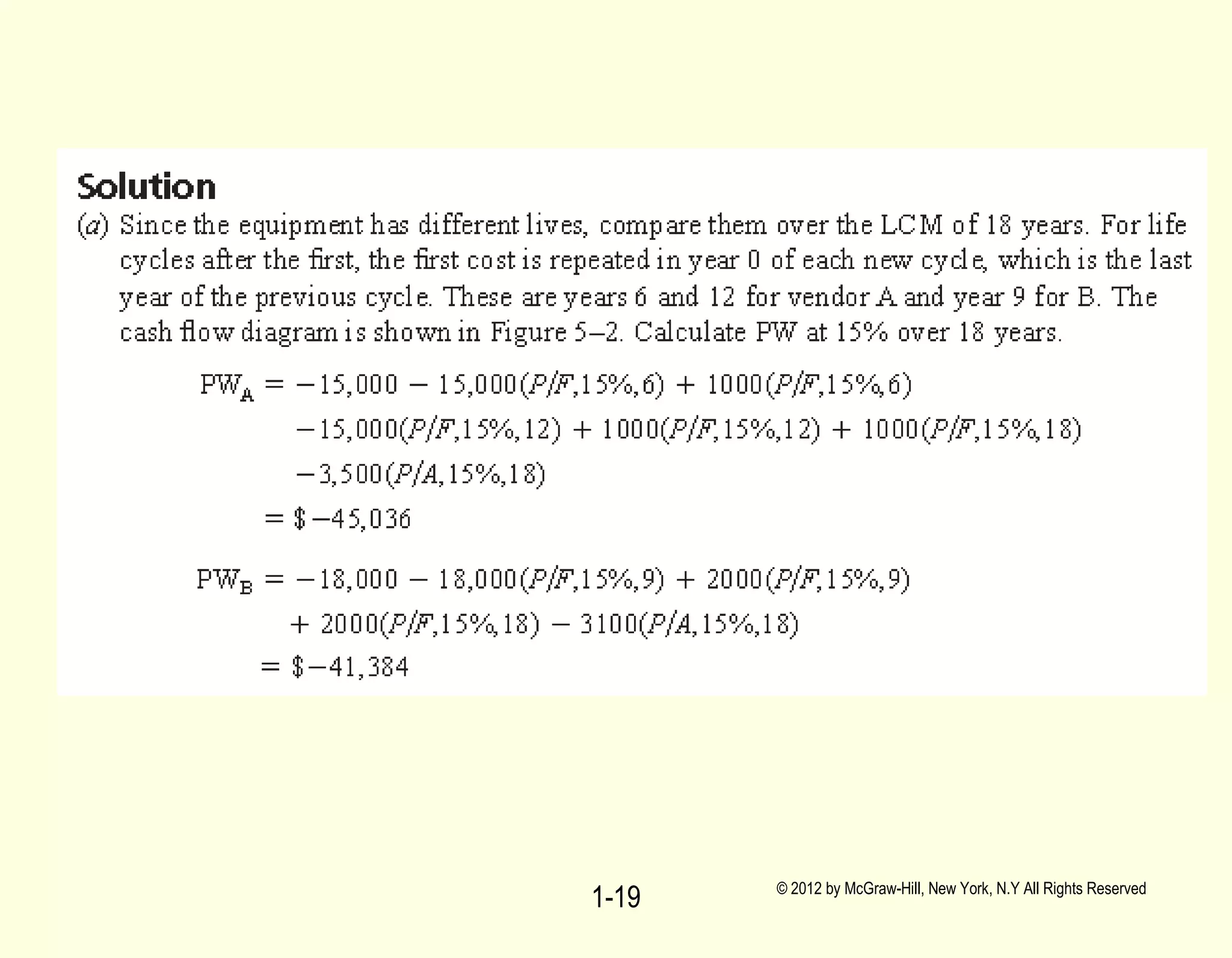 © 2012 by McGraw-Hill, New York, N.Y All Rights Reserved
1-19
 