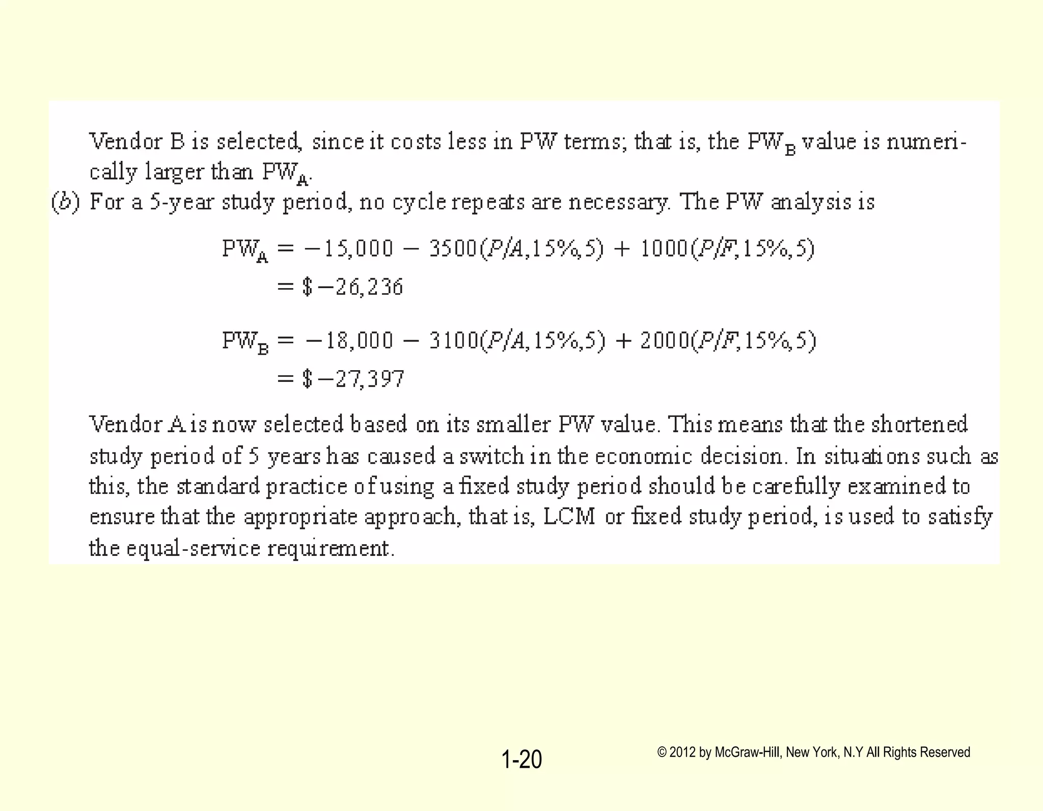 © 2012 by McGraw-Hill, New York, N.Y All Rights Reserved
1-20
 