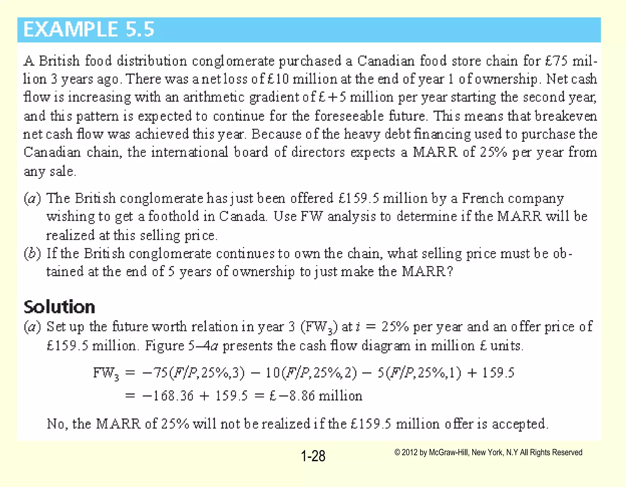 © 2012 by McGraw-Hill, New York, N.Y All Rights Reserved
1-28
 