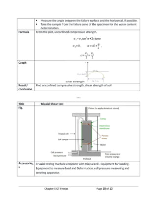 Shear Strength of soil presentation and question answer | DOCX