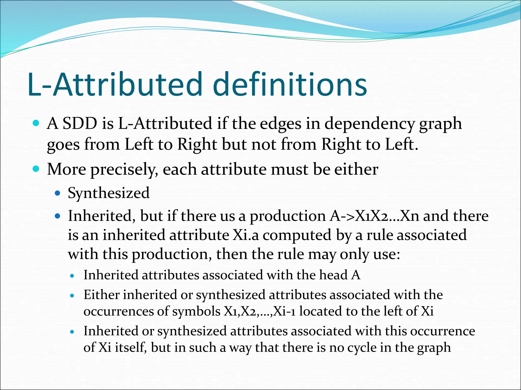 Chapter 5 - Syntax Directed Translation.ppt