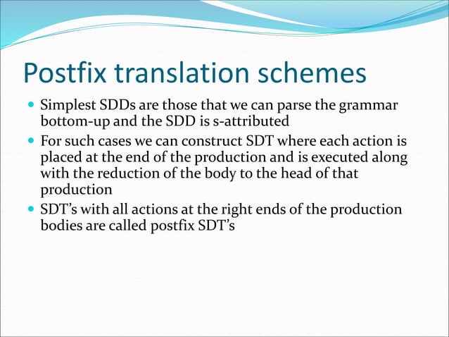 Chapter 5 - Syntax Directed Translation.ppt