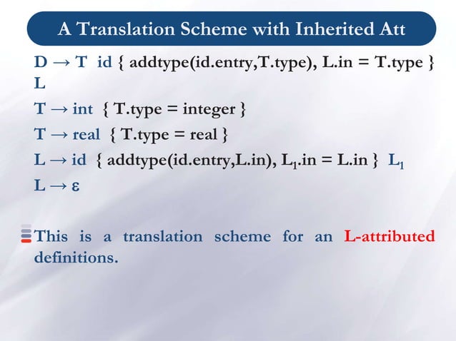 Chapter 5 -Syntax Directed Translation - Copy.ppt