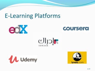E-Learning Platforms
5-20
 