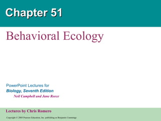 Behavioral Ecology Animal Behavior Biology Lecture Discussion Ppt Behavioral Ecology Animal Behavior Biology Lecture Discussion Ppt
