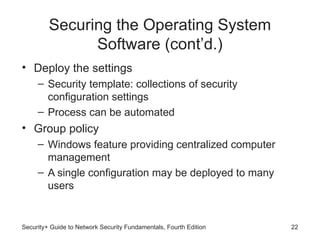 Securing Configuration Chapter 5 cyber security in computer.ppt