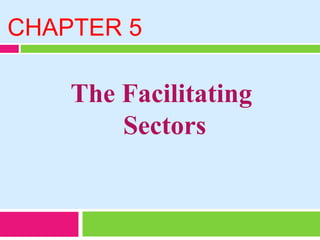 CHAPTER 5
The Facilitating
Sectors
 